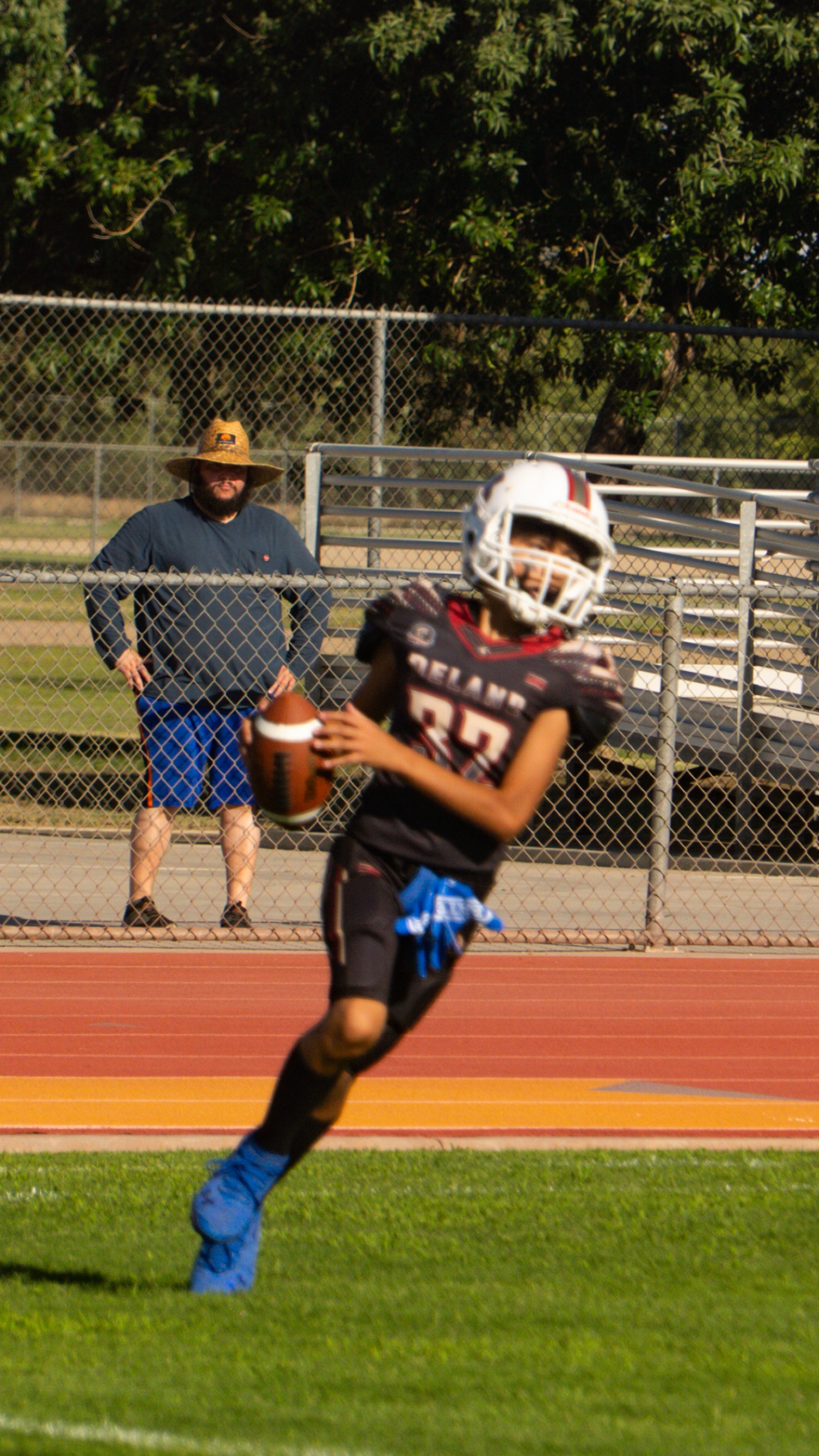 Receiver stretching for the catch